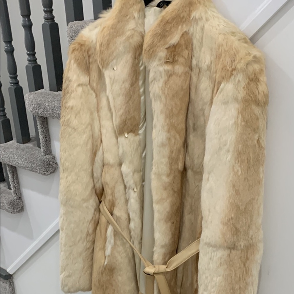 Rabbit fur jacket